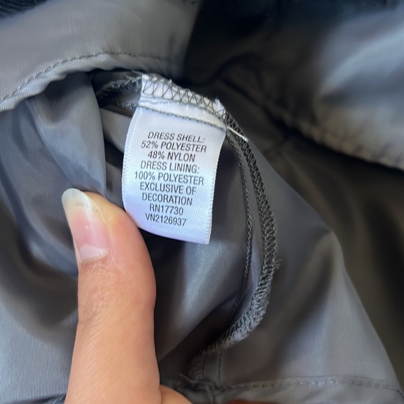 Cherokee | Size 12 Charcoal Gray and Silver Sequined Dress - Picture 11 of 16